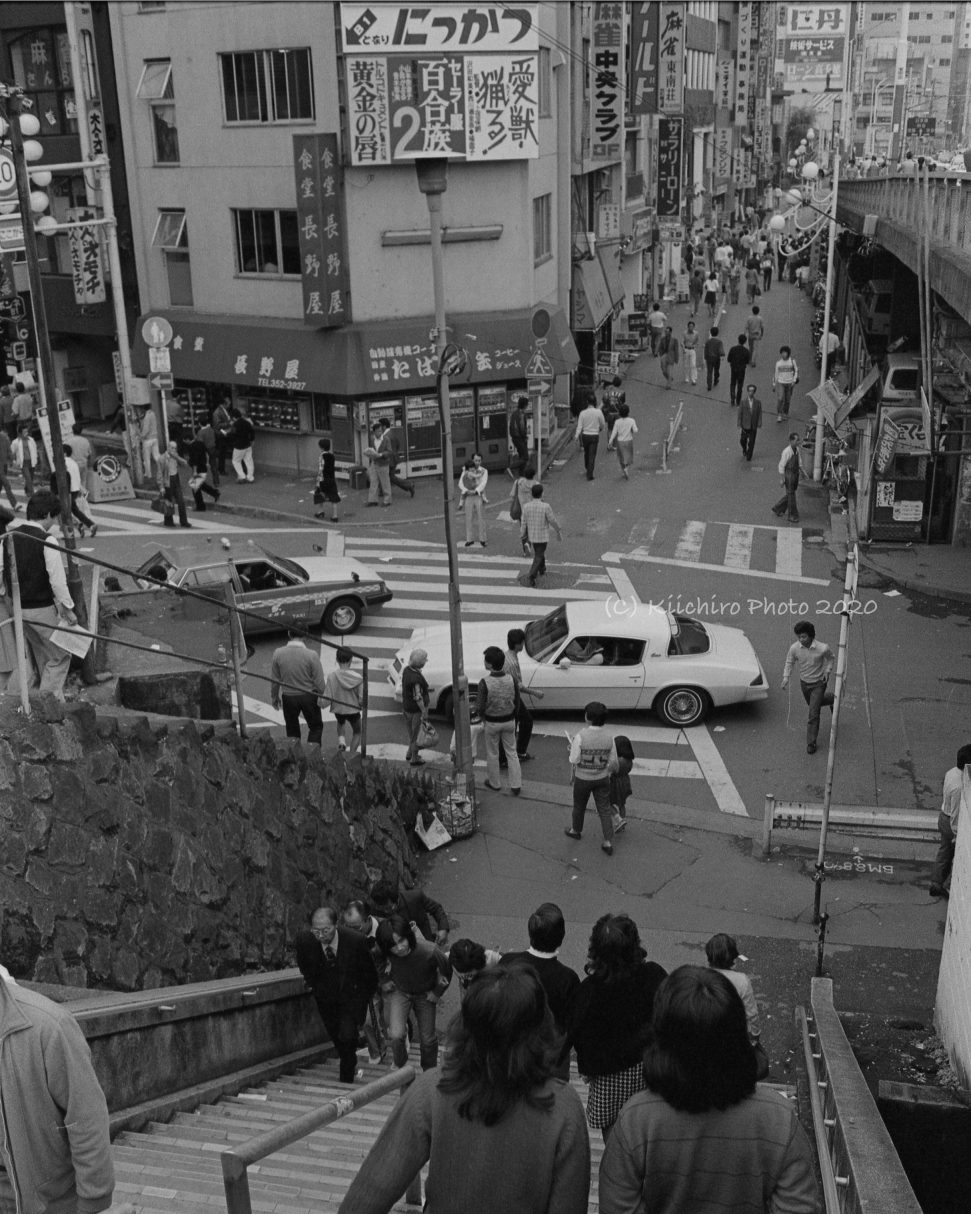 1984年ごろの新宿駅東南口 御大典広場 善本喜一郎 Kiichiro Yoshimoto